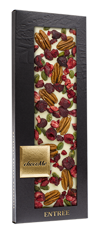 ChocoMe белый шоколад с брусникой, малиной и вишней 100 гр - фото 37729