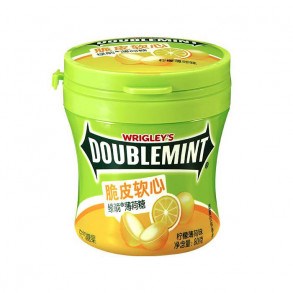 Doublemint chewy жевательная резинка со вкусом мяты и лимона 80 гр. - фото 37749
