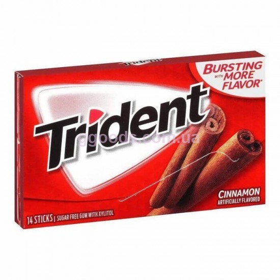 Trident Sticks Cinnamon жевательная резинка с корицей 27 гр - фото 37767