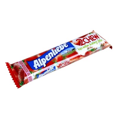 Alpenliebe жевательная конфета со вкусом клубники 25 гр - фото 37880
