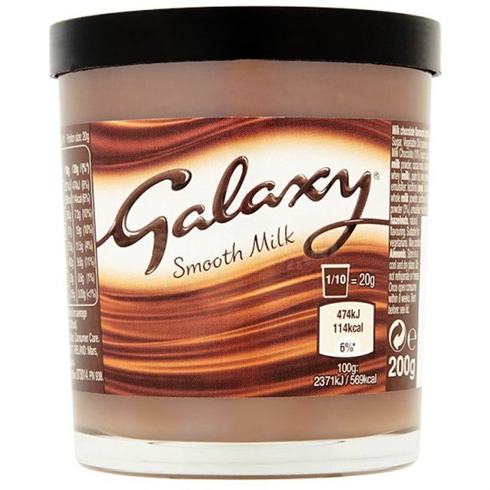Galaxy smooth milk chocolate spread шоколадная паста 200 гр. - фото 38112