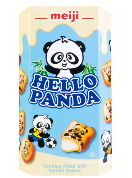 Meiji Hello Panda Vanilla печенье со вкусом ванили 45 гр - фото 38121