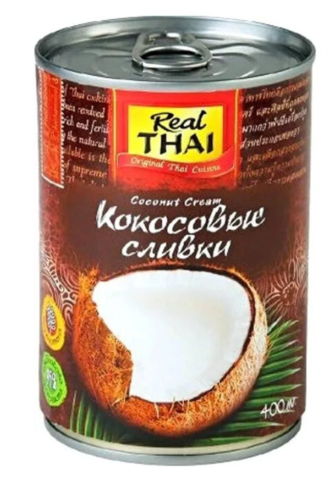 Real Thai Кокосовые сливки жирность 70% 400 мл 000042 - фото 38170