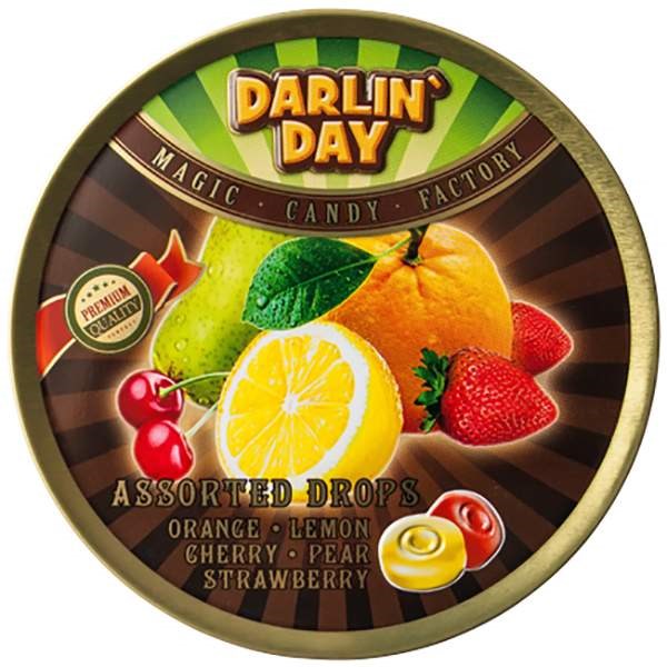 Darlin Day Сollection карамель леденцовая апельсин, лимон, груша, вишня, клубника 180 г - фото 38273