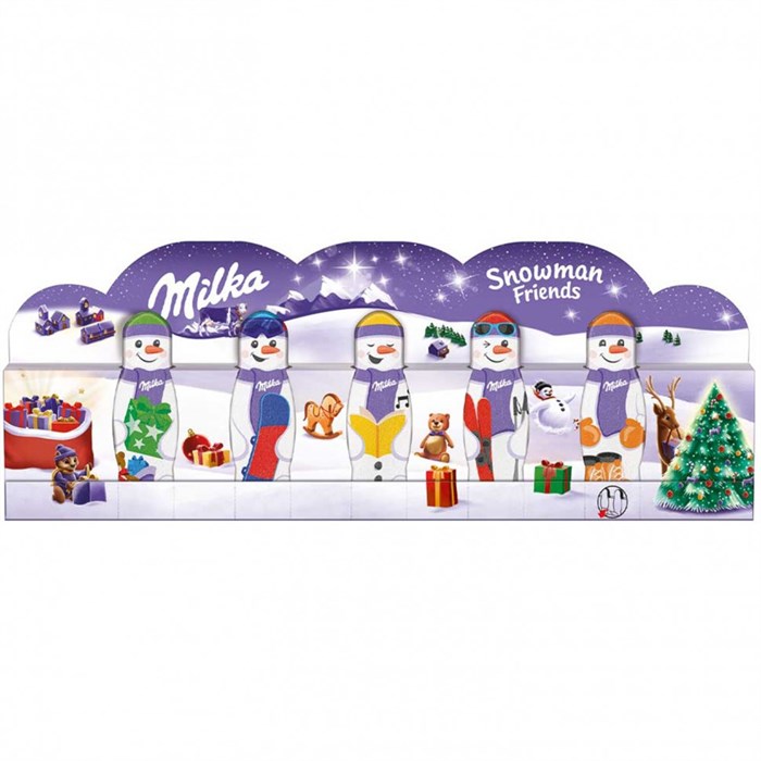 УДMilka Snowman Friends шоколадный набор снеговик и друзья 75 гр - фото 38355