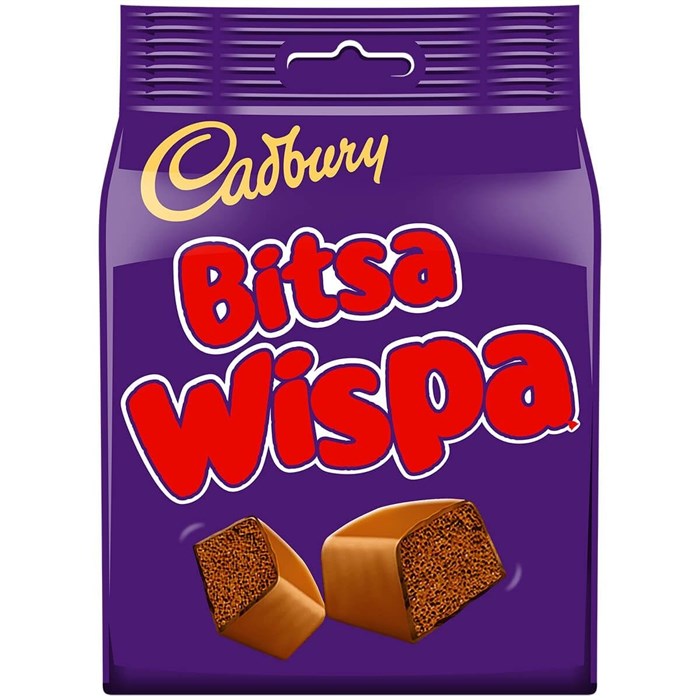 Buy Cadbury Bitsa Wispa молочный шоколад 80 гр - фото 38421