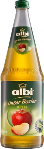 Albi сок натуральный яблочный 1000 мл - фото 38472