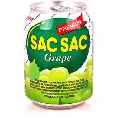 Sac Sac виноград с мякотью напиток газированный 0,238л - фото 38484