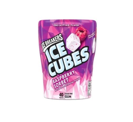 Ice Breakers Ice Cubes Raspberry Sorbet жвачка 91.5 гр - фото 38507
