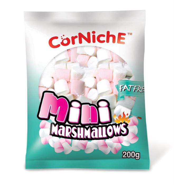 Marshmellow mini white&pink 200 гр 100631 - фото 38549