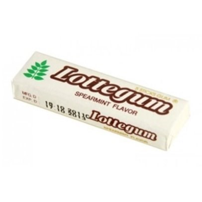 Lotte Gum Spearmint Flavor жев. резинка мятная 12,5 гр - фото 38635