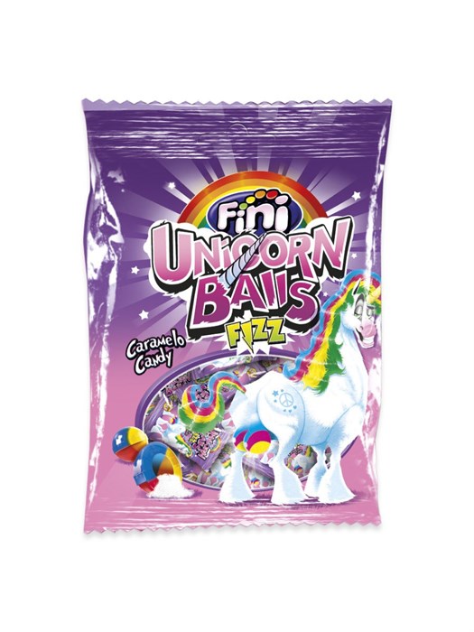 Fini Unicorn Balls Candy "яйца единорога" кислые конфеты 80 гр - фото 38713