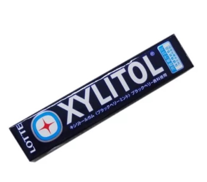 Xylitol Gum Black mint жев. резинка 21 гр - фото 38908