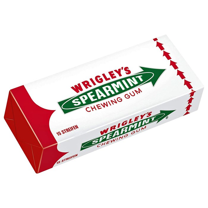 Wrigley's Spearmint жевательная резинка 15 стиков 40,5 гр - фото 38960
