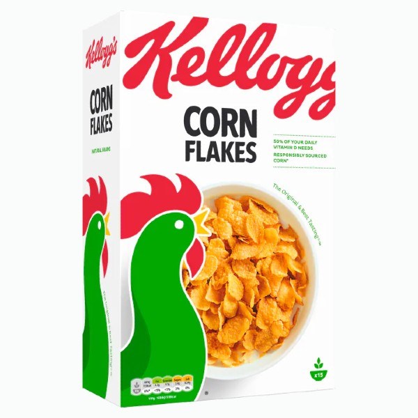 Kellogg's Corn Flakes кукурузные хлопья 375гр - фото 39181