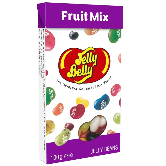 Jelly Belly Fruit Mix жевательные конфеты коробка 100 гр - фото 39185
