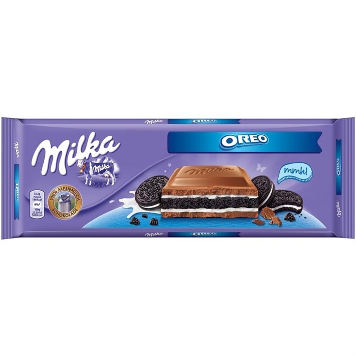 MIlka Oreo плитка шоколада милка с орео 300 гр - фото 39222