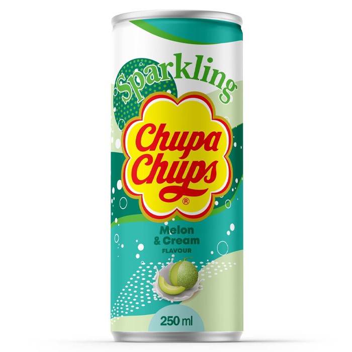 Chupa Chups Melon Cream напиток газированный со вкусом дыни крема 250 мл УТ-00003456 - фото 39231