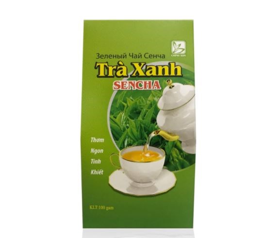 CHINH SON SENCHA TRA XANH чай зеленый сенча 100 гр - фото 39239