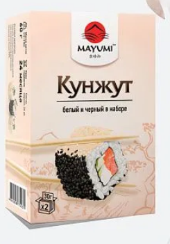 Mayumi Кунжут белый и черный 4 уп*15 гр - фото 39406