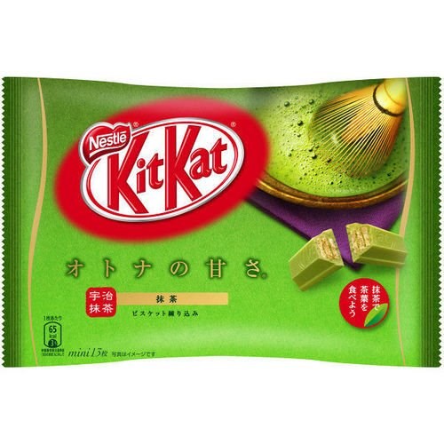 Kit-Kat Matha шоколадные батончики с зеленым чаем матча 146 гр - фото 39456