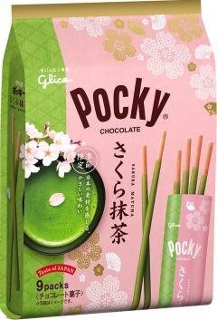 Glico Pocky Sakura Matcha хлеб. палочки с сакурой и матчей 114,3 гр. 103459 - фото 39459