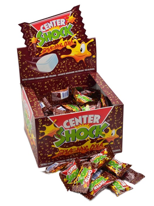 Center Shock Cola жевательная резинка со вкусом колы 4 гр - фото 39485