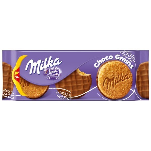 Milka Choco Grains печенье милка со злаками 126 гр - фото 39492