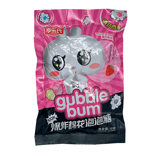Gubble Bum жевательная резинка со вкусом виноград и клубники 12 гр - фото 39536
