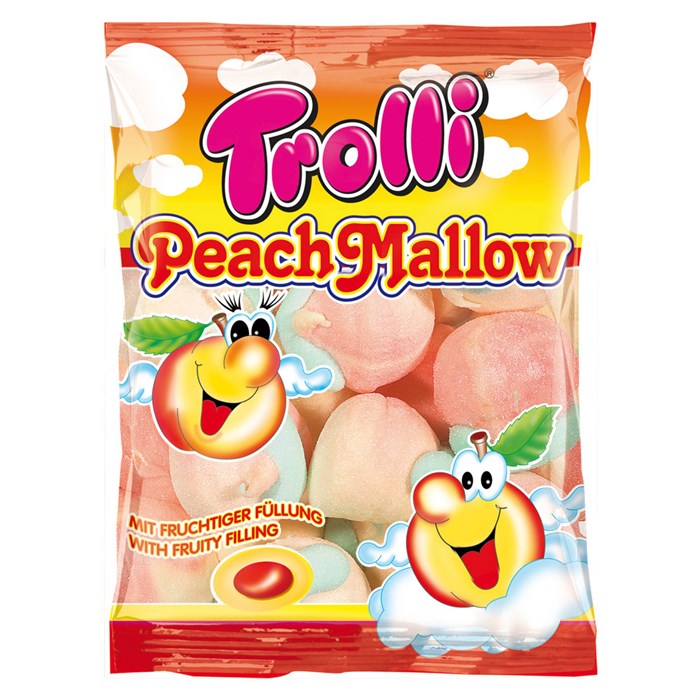 Trolli Peach Mallow суфле персиковое 150 гр - фото 39570