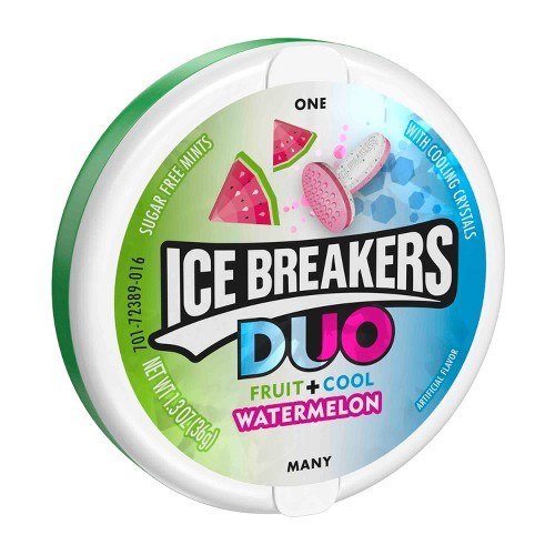 Ice Breakers Duo Watermelon леденцы со вкусом арбуза и мяты 36 гр - фото 39688