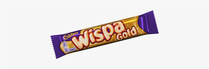 Cadbury wispa gold шоколадный батончик с карамелью 48 гр - фото 39699