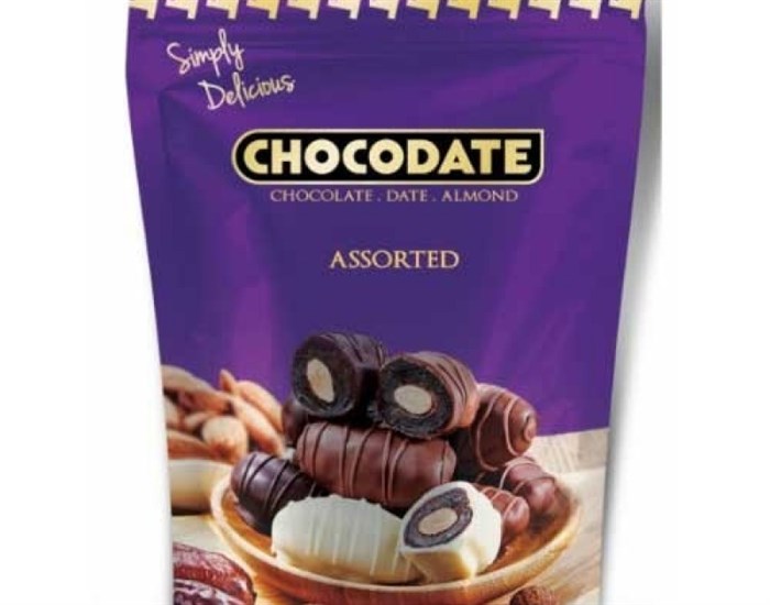Chocodate exclusive pouch assorted чернослив с миндалем в шоколаде ассорти 100 гр - фото 39718