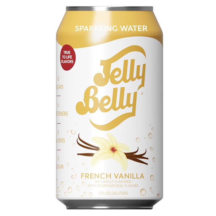 Jelly Belly French Vanilla газированный напиток со вкусом ванили 355 мл - фото 39728