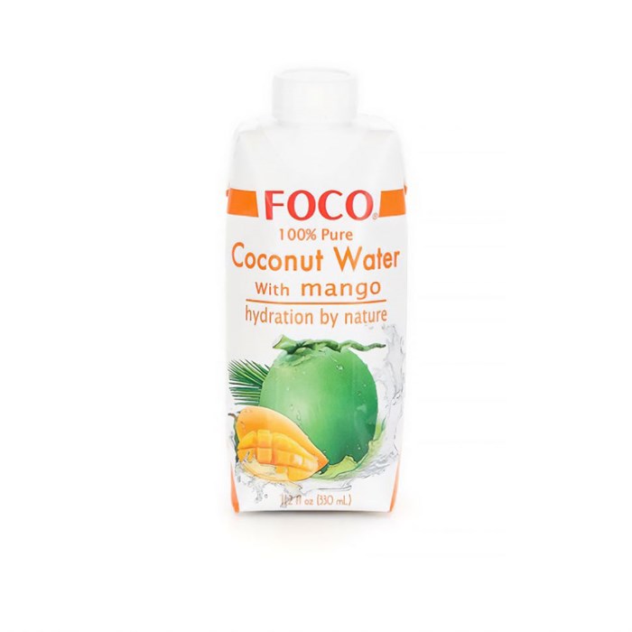 FOCO Coconut Water With Mango кокосовая вода с манго 500 мл 104657 - фото 39830