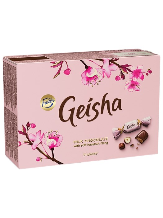 Fazer Geisha конфеты шоколадные с тертым орехом 150 гр. - фото 39857