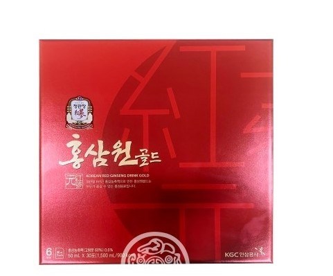 Korean Red Ginseng Drink Gold Напиток из корня корейского красного женьшеня«ХонгСамВонГолд30шт*50мл - фото 40056