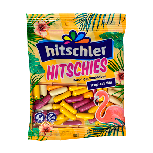 Hitschler Tropical жевательные конфеты 140 гр - фото 40100