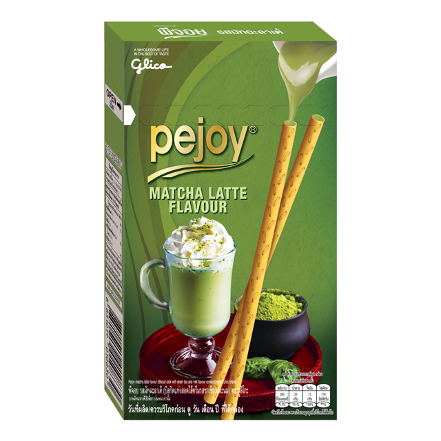 Pejoy Matcha Latte печенье соломка 32 гр - фото 40136