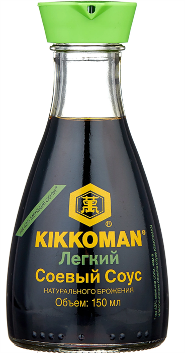 Kikkoman Соус соевый с пониженным содержанием соли 200 мл - фото 40187