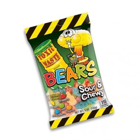 Toxic Waste Sour & Chewy Bears кислый мармелад 142 гр. - фото 40188