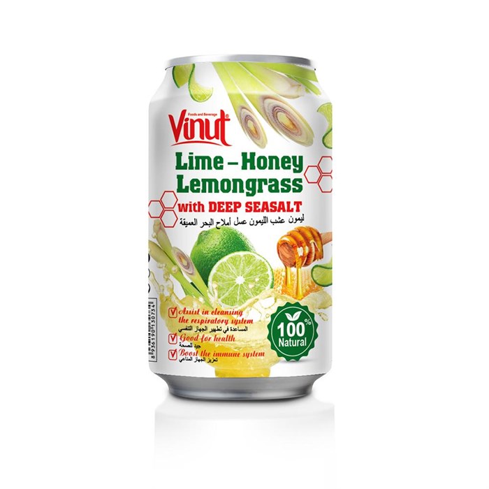 Vinut Lime Honey Lemongrass напиток мед, лайм, лемонграсс 330 мл - фото 40234