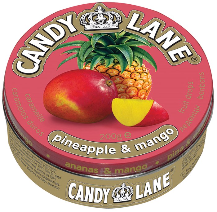 Candy Lane леденцы манго ананас 200 гр - фото 40330