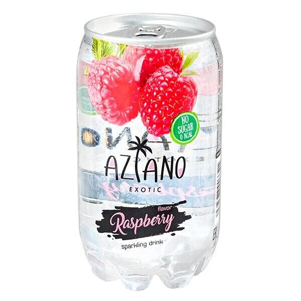 Aziano Raspberry напиток сокосодержащий со вкусом малины 350 мл - фото 40347