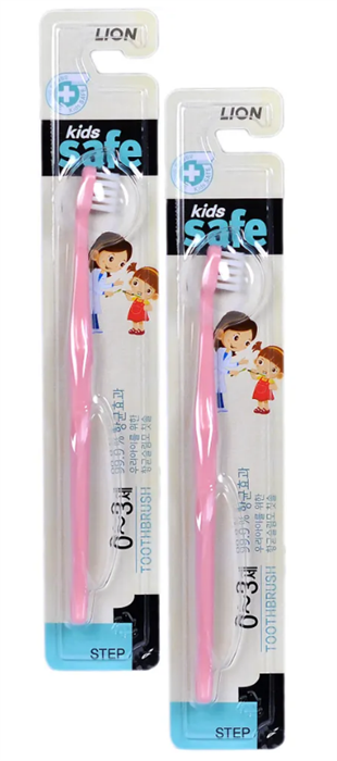 LION Kids Safe Зубная щетка детская с нано-серебряным покрытием №1 от 0 до 3 лет - фото 40467