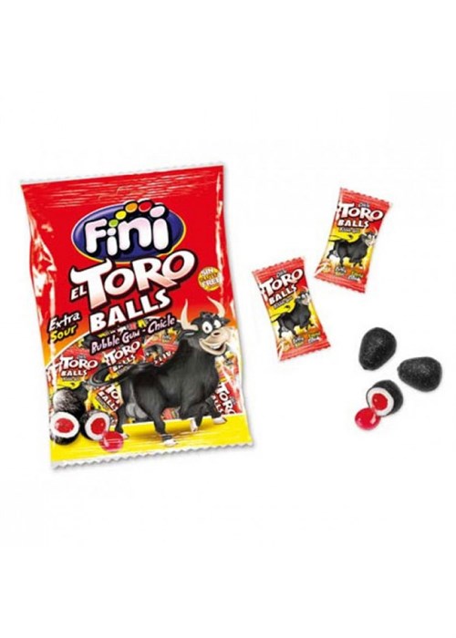 Fini El Toro Balls Bubble Gum-Chicle "бычьи яйца" леденцы 80 гр - фото 40556