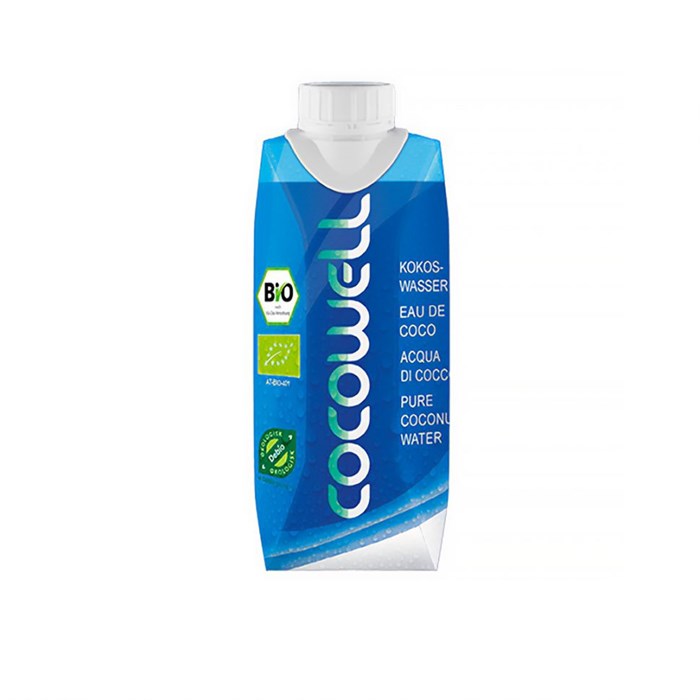 Cocowell Pure вода кокосовая натуральная 330 мл 107210 - фото 40598