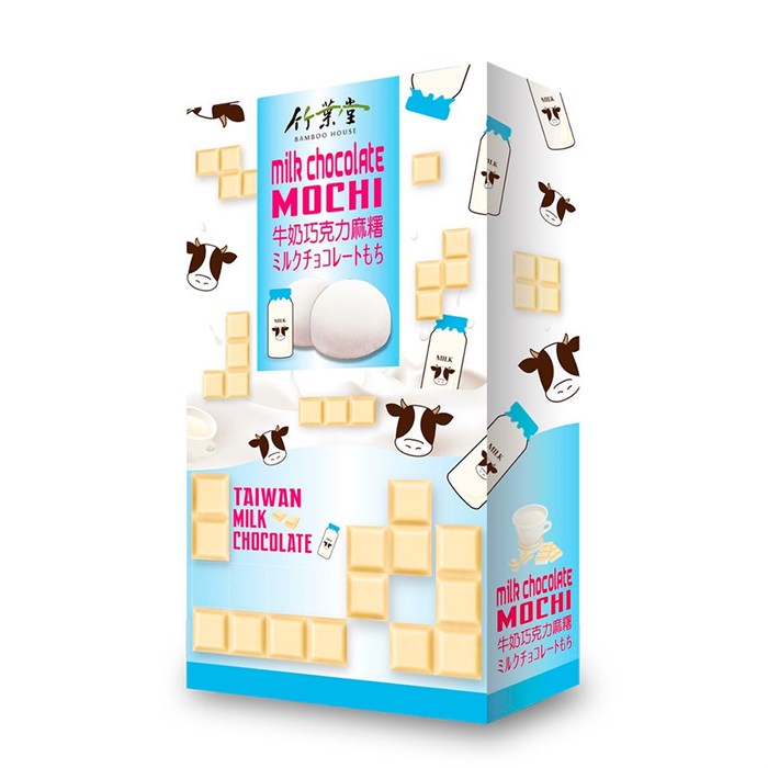 Bamboo House Milk Chocolate Mochi моти с молочным шоколадом (карт. кор.) 120 гр - фото 40615
