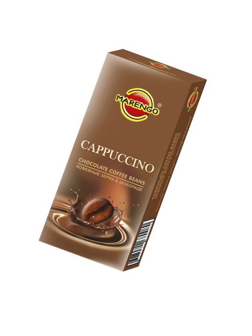 Marengo кофейные зерна в шоколаде капучино 25 гр - фото 40672