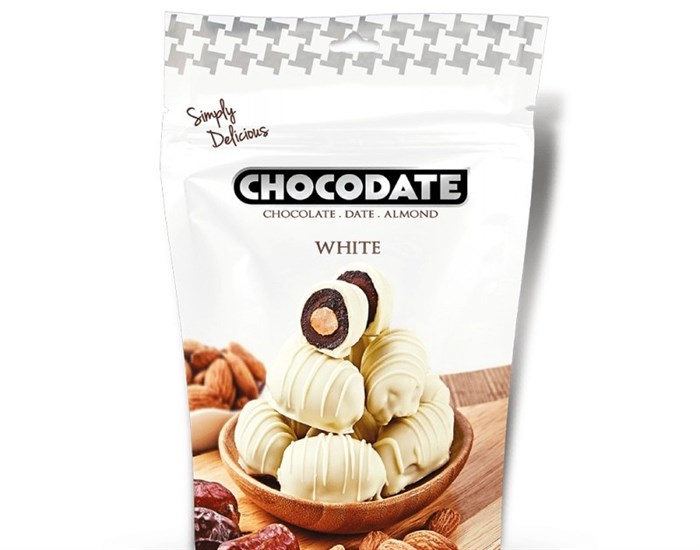 Chocodate White финики в белом шоколаде 100 гр - фото 40686